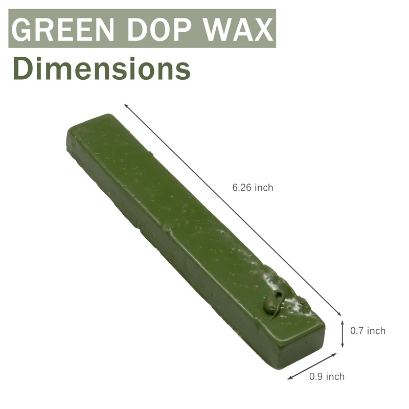 showingo 4 Sticks of Green DOP Wax Kit for Lapidary