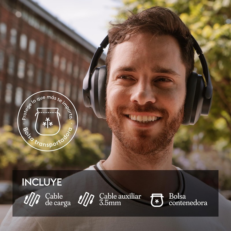 HUNE Flora Kabellose On-Ear-Kopfhörer, Bluetooth V5.4, 20 Stunden Laufzeit, IPX4,