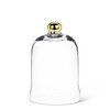 Abbott Collection Small Bell Shaped Cloche with Gold Knob -