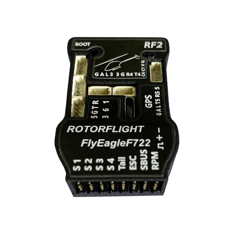 FlyEagle RF2 Flybarless, GOOZEEZOO Mini Gyro Stabilizer Flight Controller Helicopter