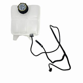 Koxuyim 603382 Front Engine Coolant Reservoir Compatible with F-ord 2013-2018 C-Max 2013-2016 Escape 2012-2018 Focus 2014-2016 Transit Connect CV6Z8A080A 603-382 | with 1 radiator reservoir hose