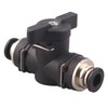 DERPIPE Pneumatic Valve, 1/4" x 1/4" Push to Connect Fitting,
