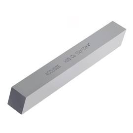 Accusize Industrial Tools 1/2 x 1/2 x 4 in. (Width by Height by Oal) Hss+5% M35 Cobalt Lathe Tool Bit, 5095-0032