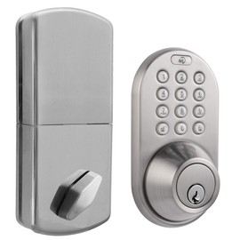 MiLocks DF-02SN Electronic Keyless Entry Touchpad Deadbolt Door Lock