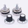 TWTADE / 2pcs Single Turn Rotary Carbon Linear Variable Potentiometer