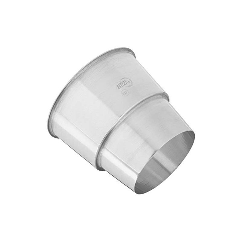 Mercer Culinary Shake Collar, 4.44 Inch Top Diameter, Stainless