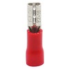Baomain 0.11" Red Female Insulated Spade Wire Connector Electrical Crimp