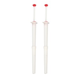 2pcs Pickle Picker Stainless Steel Plastic Pickle Pincher Pickle Fork for Olives Peppers Fruits Meat