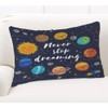 EKOBLA Throw Pillow Cover Never Stop Dreaming Awesome with Lovely