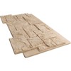 Ekena Millwork PNU24X48CROF EverStone Castle Rock, 49" W x 24