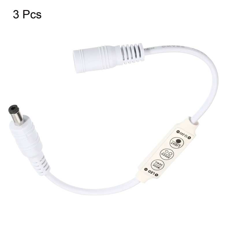 sourcing map Pack of 3 LED Strip Dimmer 12 V