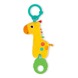 Bright Starts Tug Tunes - Juguete para cochecito y transportador, jirafa, unisex, recién nacido +