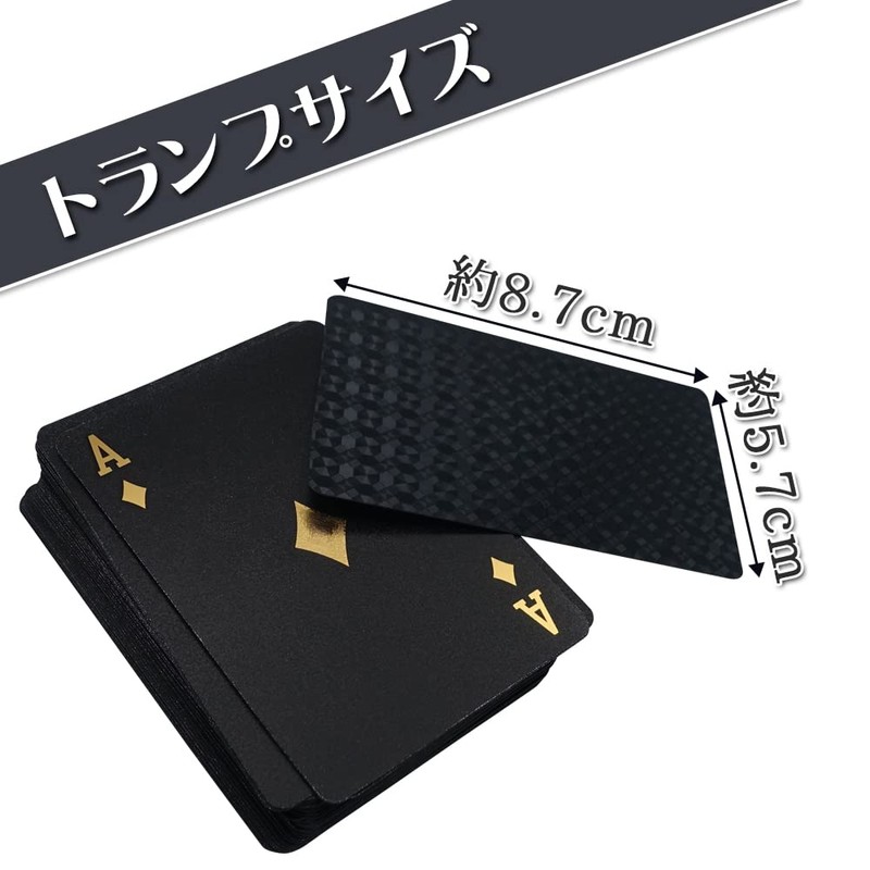 54 Playing Cards with Custom Case Plastic Waterproof Design Magic