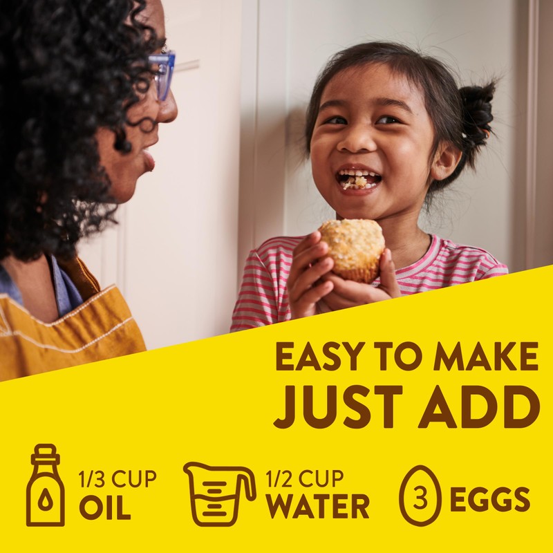 Krusteaz Banana Nut Muffin Mix, Made With Real Bananas and