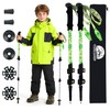 Collapsible Hiking Poles for Kids - 2 Pack Aluminum Trekking