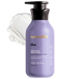 NATIVA SPA O BOTICÁRIO Nativa Spa De O Boticário, Loción Corporal Suavizante De Lila Con Aceite De Quinoa Nutritivo + Bioretinol, Hidratante Facial Perfumado, 13.5 Onzas