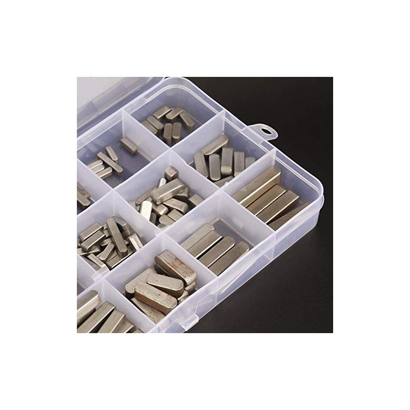 Hilitand 140pcs Parallel Drive Shaft Key Square Parallel Wrench Feather