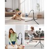 Aureday Phone Tripod, 92" Cell Phone Stand with 15" Gooseneck,