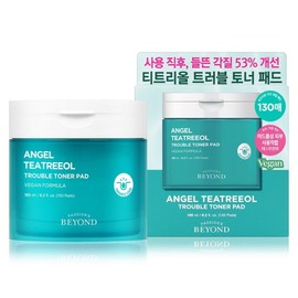 Beyond Angel Teatriol Trouble Toner Pad 185ml, 1 pack, 130 sheets / 비욘드 엔젤 티트리올 트러블 토너 패드 185ml, 1개, 130매입