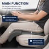 Car Seat Leg Support Cushion for Driving – Memory Foam