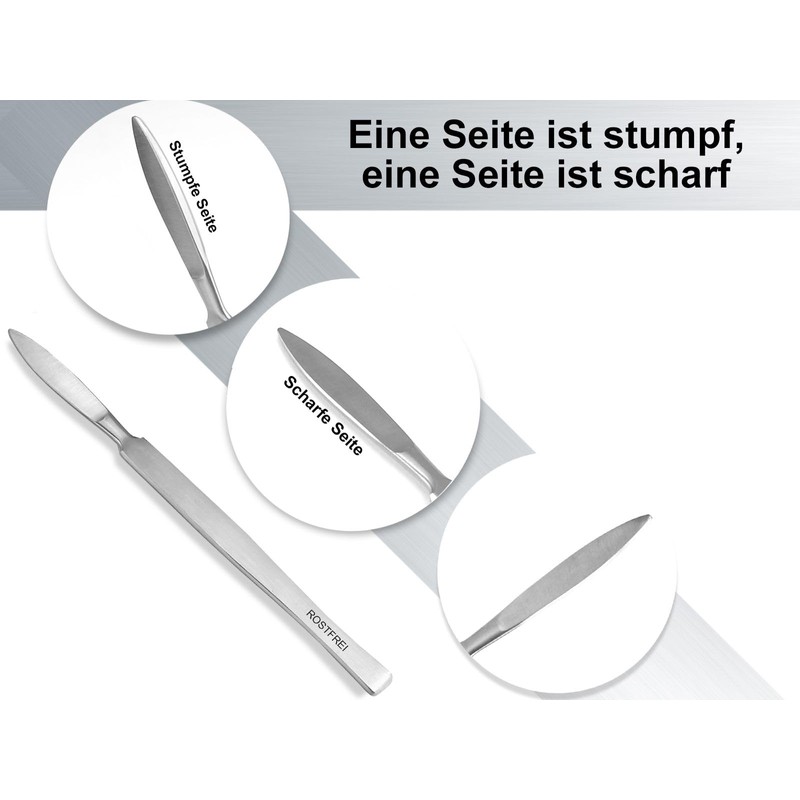 Professional Pedicure Set Callus Scraper Scalpel 2-Piece Foot Care Set