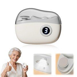 Electric Nail Clipper, Electric Nail Clippers for Seniors with LED Light, Cordless Automatic Nail Trimmer with Adjustable Speed for Fingernails and To