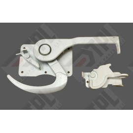TODCO Style 69571 Door Lock & Latch WHITE Truck Trailer Over Head Door TPK-9002