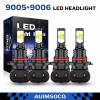 AUIMSOCO 9005 9006 Combo LED Headlight Bulbs Ultra Bright White