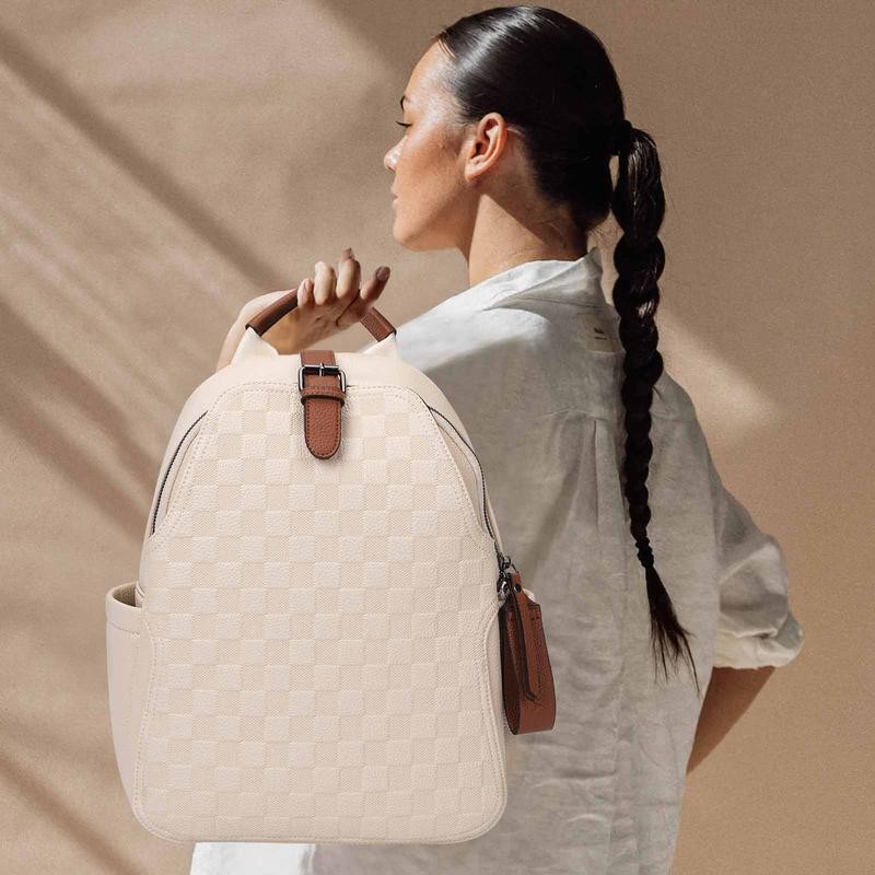 HKCLUF CN5037 Small Backpack Purse for Women Anti Theft Backpack