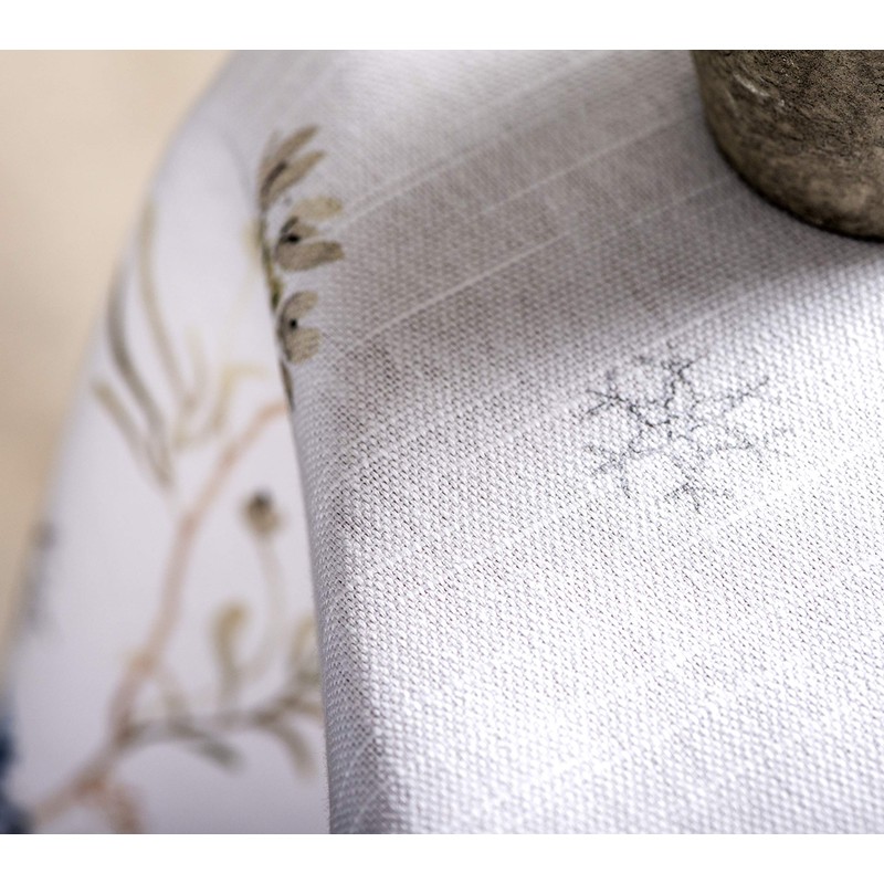 Maison d' Hermine Ice Florals 100% Cotton Tablecloth Kitchen Dining