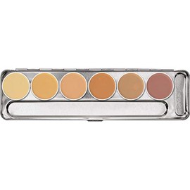Kryolan - Dermacolor Camouflage Cream Palette - 6 Colours - Model H ...