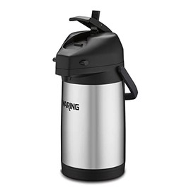 Waring Commercial WCA22 2.2 Liter Stainless Steel Airpot. Works with Waring Airpot Brewers.