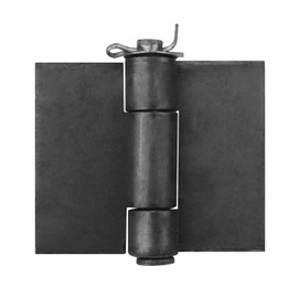 MOUNTAIN_ARK 4 Pack 3-3/8" x 3-3/8" Weldable Hinges, Heavy Duty Weld On Butt Hinges for Garage Metal Gate, Trailer, BBQ Smoker, 3.5 mm Thick