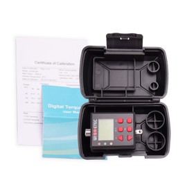 Digital Torque Meter Digital Backlight Display Wrench Torque Tester Two Working Modes Adjustable Five Units Switchable with Buzzer and LED Indicator Light Function