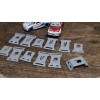 Hot Wheels Complete Bendable window Armor Pack Gray 3d printed.