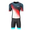 Sikma Men’s Half Sleeve Trisuit Breathable Mesh Triathlon Padded Suit