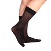 Pazalor Men's Socks, Transparent Cotton Blend, High Socks, Ultra Thin,
