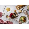 Woven Cotton Rope Round Placemats Set of 4 with Holder