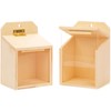 Baker Ross AV441 Wooden Squirrel Feeders - Pack of 2,