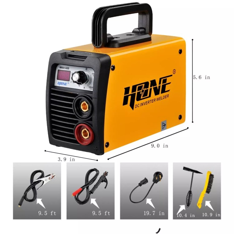 HONE ARC Welder 110V/220V, Actual 140Amp Stick Welder, Digital IGBT