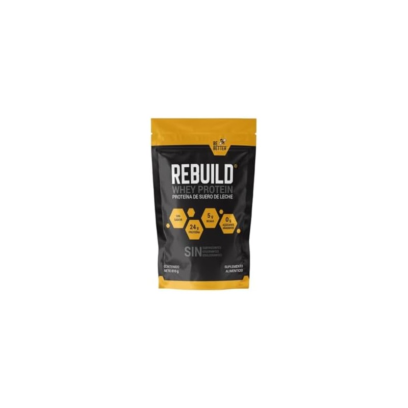 Proteína de Suero sin Sabor Be Better REBUILD 24 g