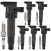 UF546 Ignition Coil Pack 273013C000 and Iridium Spark Plugs Set