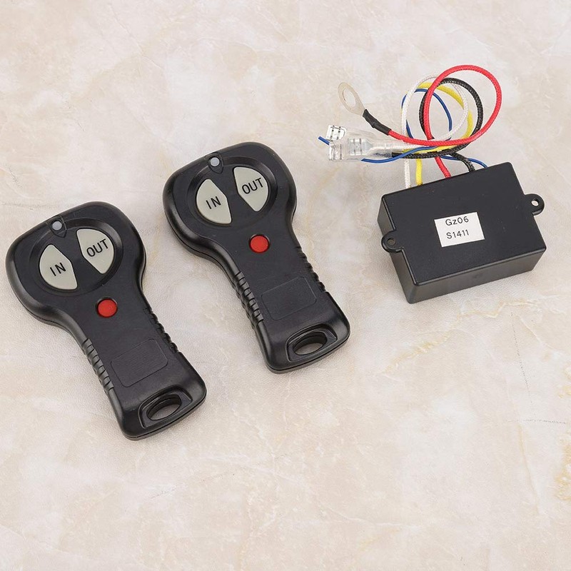 Yctze 1 Pair of 12 V Universal Wireless Winch Remote