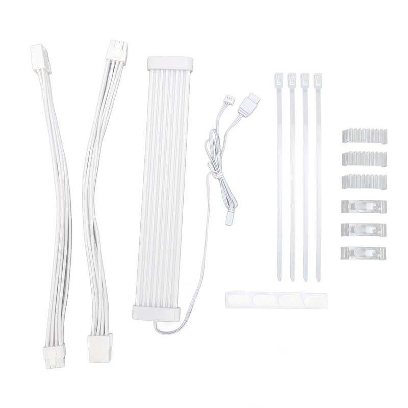 ARGB Extension Sleeved Cable Kit DIY 5V 3pin PSU Cable