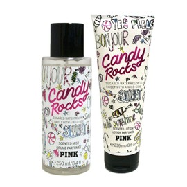 Victoria's Secret Pink Candy Rocks Body Mist & Lotion Set