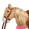 HollyHOME Palomino Horse Stuffed Animal Pretty Pony Plush Toy Pretend