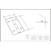 QCAA Solid Brass 180 Degree Mini Hinges, Jewery Box, Cabinet