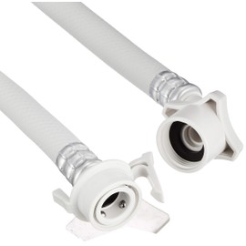 SANEI PT17-1X-1 Washing Machine Water Supply Hose, Fully Automatic, No Main Opening, One-Touch Connection, 3.3 ft (1 m) G3/4 Female Thread