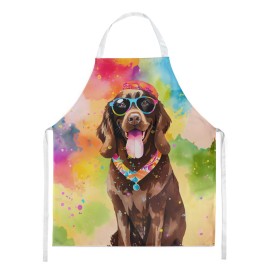 Chocolate Labrador Hippie Dawg Apron - Stylish & Durable Kitchen Accessory