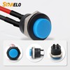 STARELO 10PCS 16mm Round Momentary Push Button Switch SPST 3A